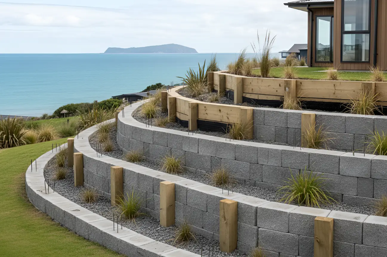 Expert planning and preparation by Retaining Walls Kapiti team ensuring precise site development and lasting structural integrity